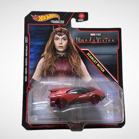 Hot Wheels Marvel Studios Disney Plus WandaVision Scarlet Witch Character Car - Picture 2 of 5